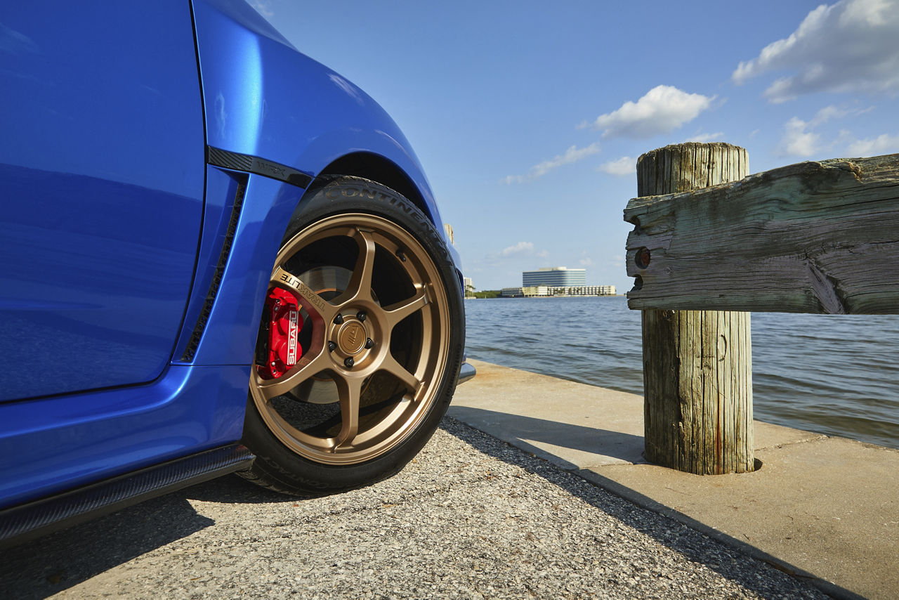 2014 Subaru WRX - Motegi TRAKLITE 3.0 - Bronze | Motegi Wheels